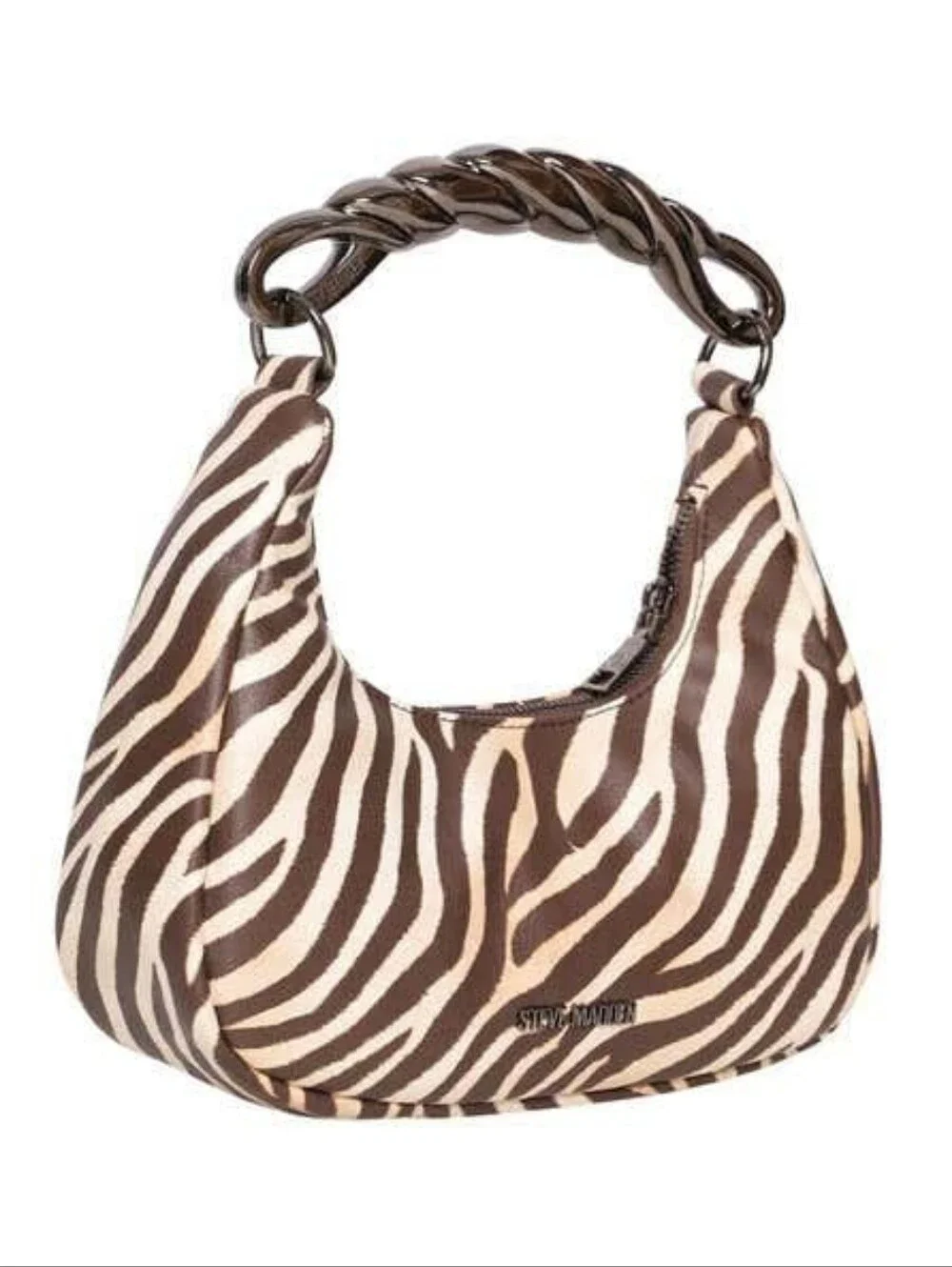 Steve Madden Zebra Print Shoulder Handbag